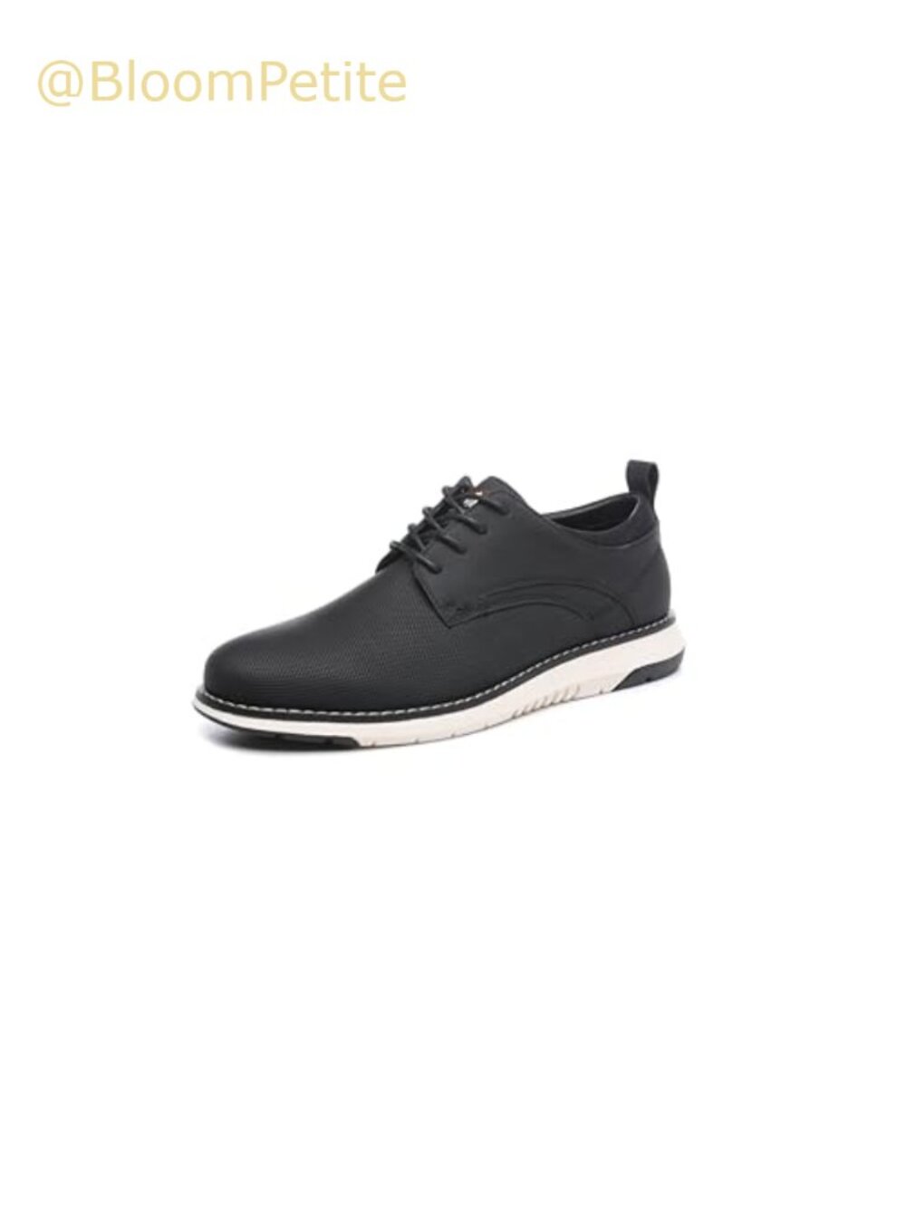 Men's Oxford Dress Shoes Lace-Up PU Round Toe TPR Sole Business Casual